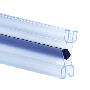 Megnetic sealing strips MX90D, with megnet, color blue and transparent