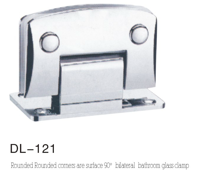 Bathroom Hinge DL121, rounded camber double 90 angle