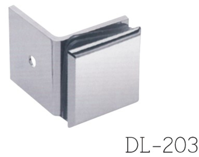 Glass Clamps DL203, 90 angle, single