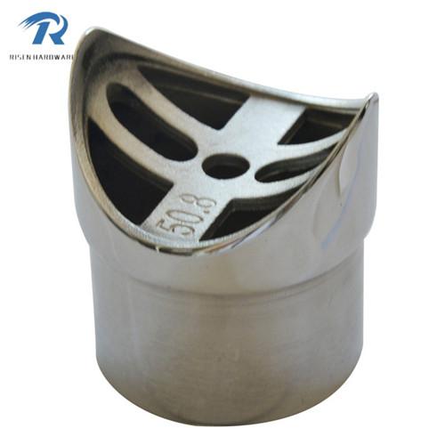 Stainless steel tube support flush fitting perpendicular joiner NO.2