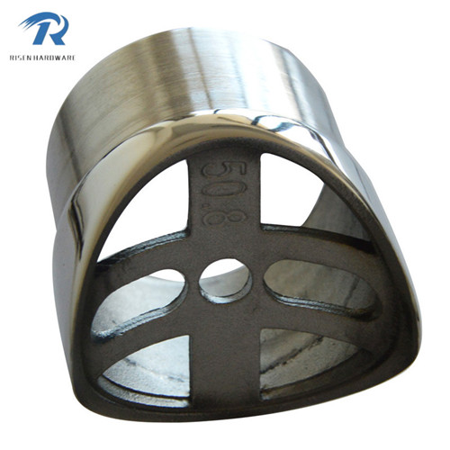 Stainless steel tube support flush fitting perpendicular joiner NO.2