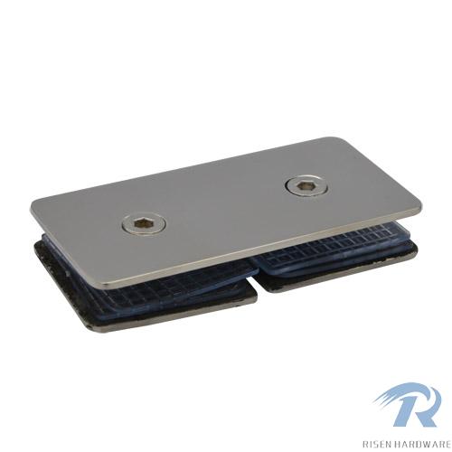 Glass Clamps RS830, 180 angle, double,stainless steel