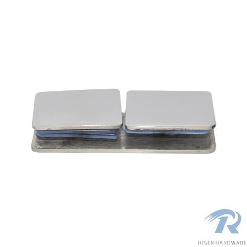 Glass Clamps RS830, 180 angle, double,stainless steel