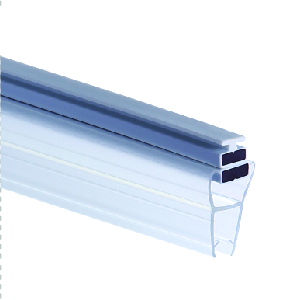 Megnetic sealing strips BMX180+BCT005, with megnet, color blue and transparent 