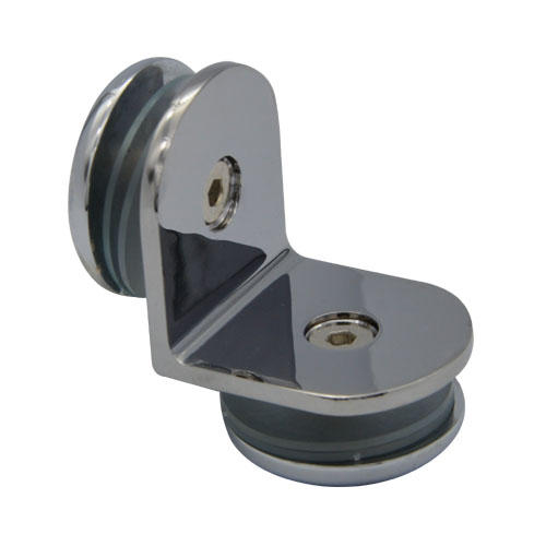 Glass Clamps DL223, 90 angle, double