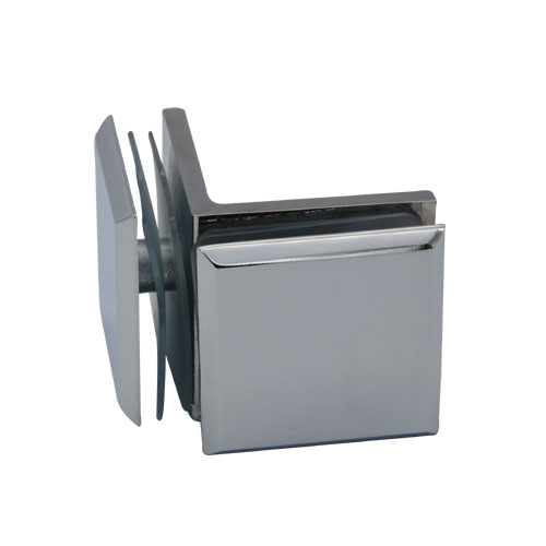 Glass Clamps DL202, 90 angle, double, zinc alloy