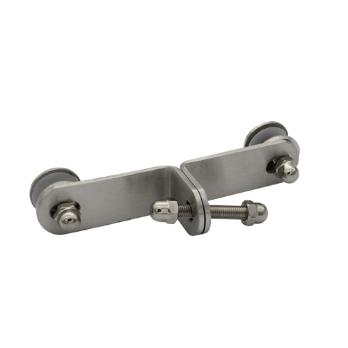 Glass clamps LG704, fence fitting, Material stainless steel