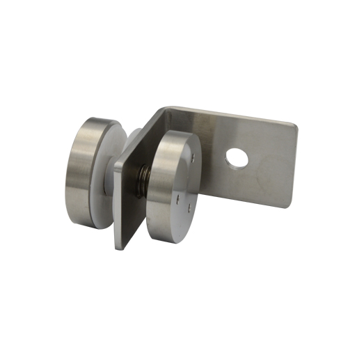 Glass clamps LG707, fence fitting, Material stainless steel 