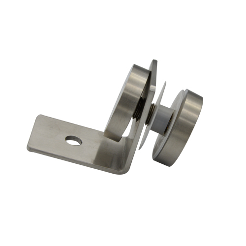 Glass clamps LG707, fence fitting, Material stainless steel 