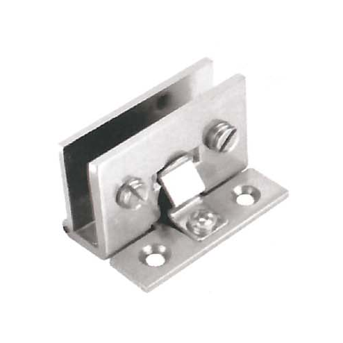 Glass door hinge YS-115, stainless steel