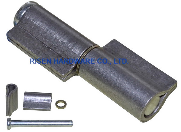 Welding hinge BH602, with steel washer, material: iron, finishing: self color or zinc plating