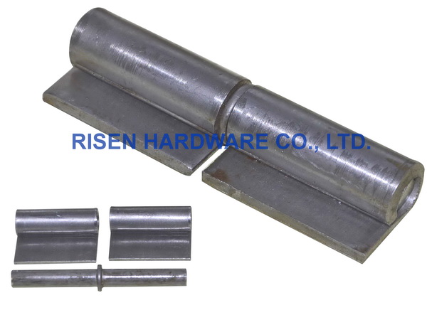 Welding hinge BH605, with steel washer, material: iron, finishing: self color or zinc plating